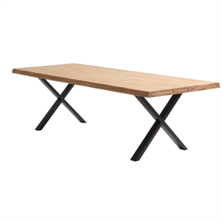 Paris plankebord | Oileret eg m. krydsstel | 100 x 220